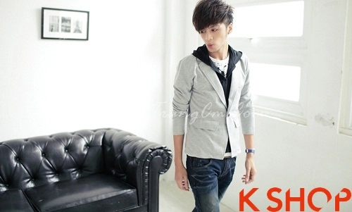 Áo khoác nam cardigan đẹp thu đông 2015 2016 kiểu hàn quốc - 5