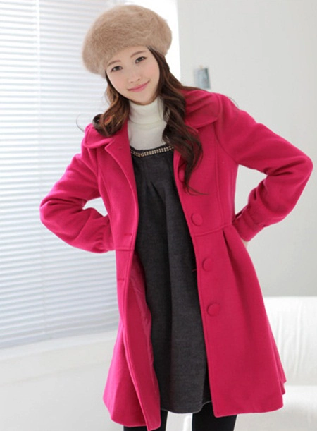 Áo khoác nữ màu hồng đẹp cho nàng công sở trang nhã thu đông 2016 2017 - 8