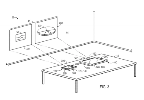 Apple sẽ tích hợp máy chiếu trên các thiết bị di động mới - 1