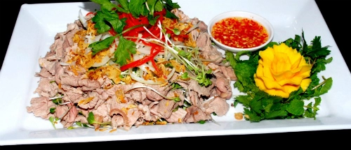 Bắp bò trộn cải mầm - 1