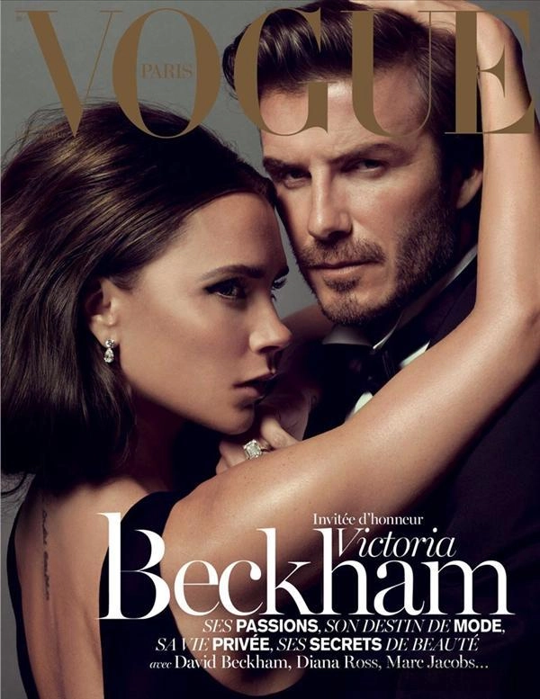 Beckham victoria mặn nồng trên tạp chí vogue paris - 2