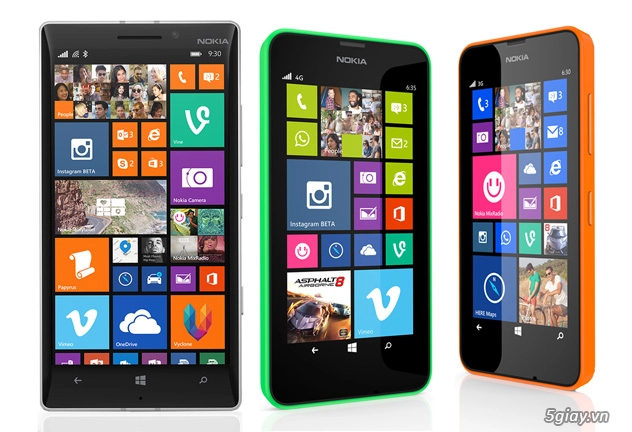 Bộ ba nokia lumia 630 635 930 chính thức được công bố tại build 2014 - 1