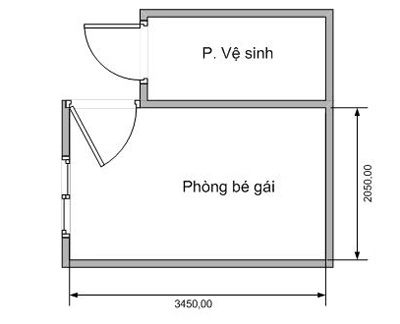 Bố trí nội thất cho phòng hai con - 2