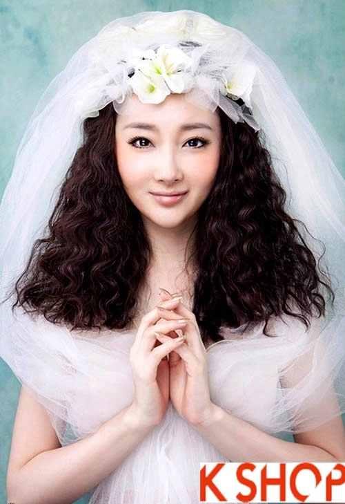 Bst tóc cô dâu đẹp hàn quốc 2016 dễ thương quyến rũ trong ngày cưới - 22