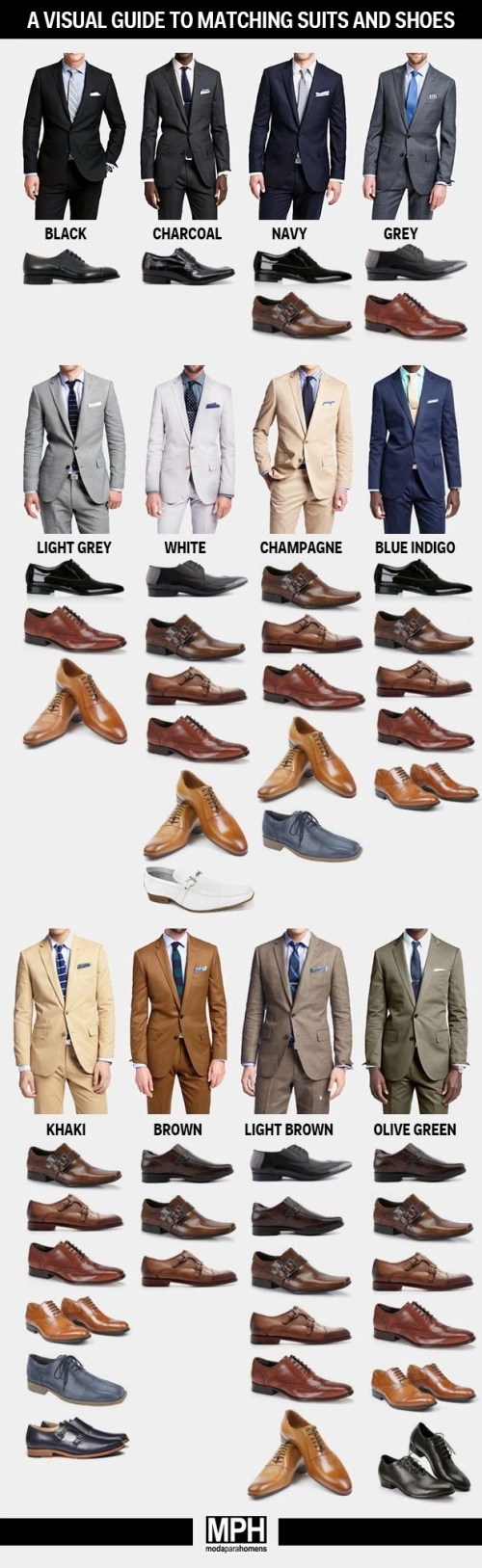 Cách chọn màu giày nam phù hợp với suit - 1