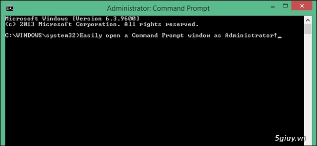 Cách mở command prompt với quyền quản trị administrator trong windows 81 - 2