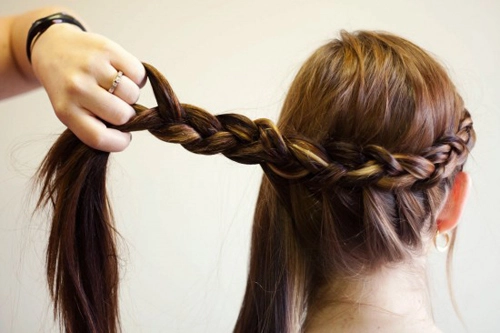Cách tết tóc búi đẹp đơn giản tại nhà cho bạn gái 2016 - 8