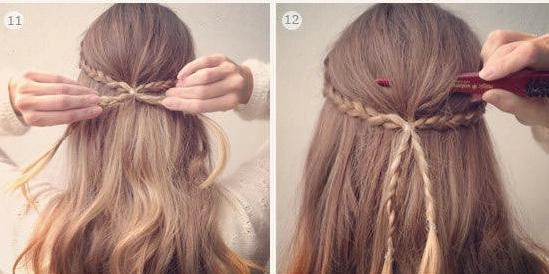 Cách tết tóc nữ hình hoa mai đẹp 2016 đơn giản dễ làm tại nhà - 6