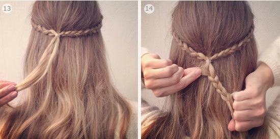 Cách tết tóc nữ hình hoa mai đẹp 2016 đơn giản dễ làm tại nhà - 7