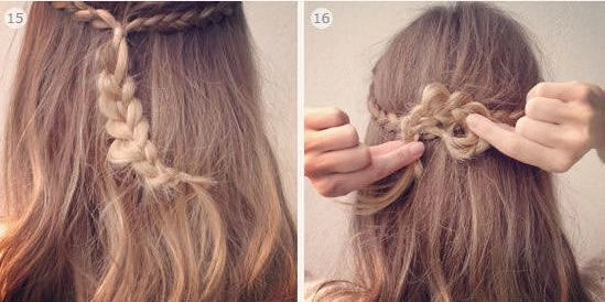 Cách tết tóc nữ hình hoa mai đẹp 2016 đơn giản dễ làm tại nhà - 9
