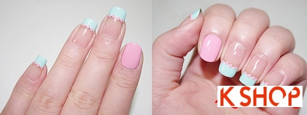 Cách vẽ móng tay nail màu pastel đẹp đơn giản 2016 cho nàng cute - 7