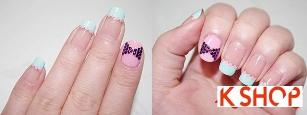 Cách vẽ móng tay nail màu pastel đẹp đơn giản 2016 cho nàng cute - 11