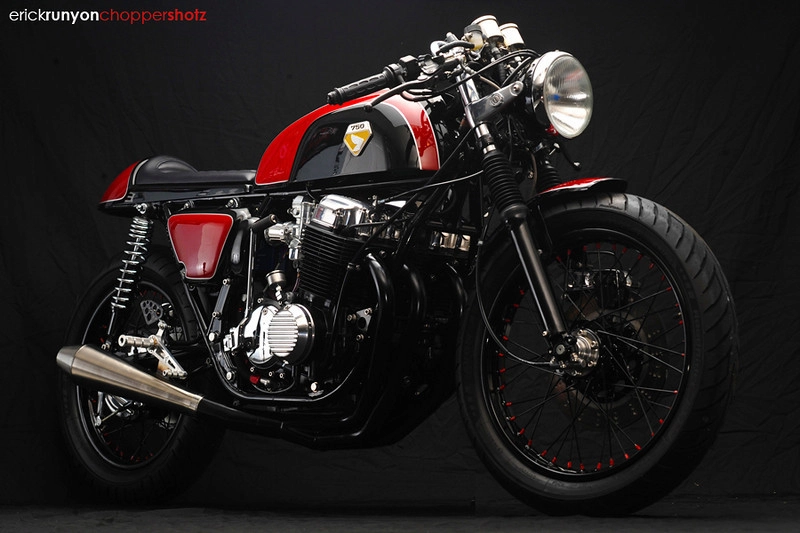 Cafe racer honda cb750 - ly cafe đậm chất - 1