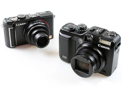 Canon powershot g10 vs panasonic lumix lx3 - 1