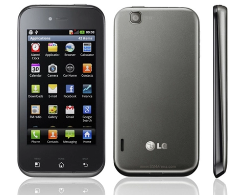 Cấu hình chính thức của lg optimus sol - 1