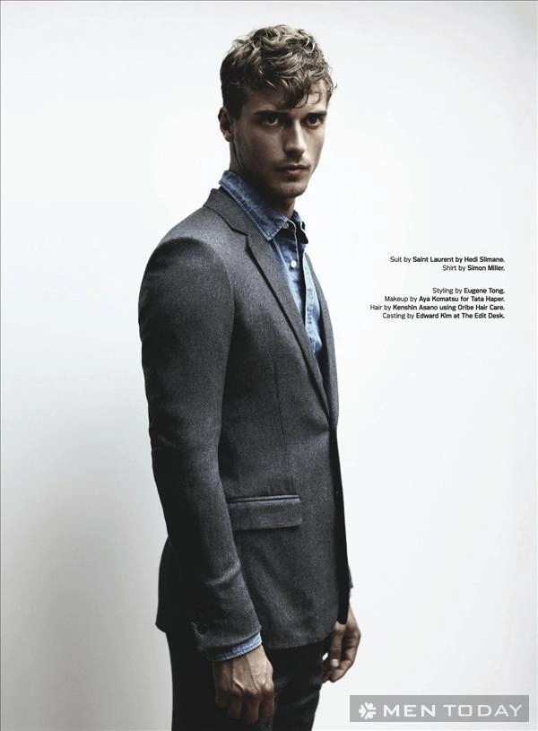 Clément chabernaud trẻ trung và lịch lãm với suit trên tạp chí details - 7