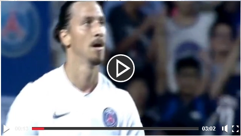 clip cú hatrick nhẹ nhàng của ibrahimovi đẳng cấp ngôi sao - 1