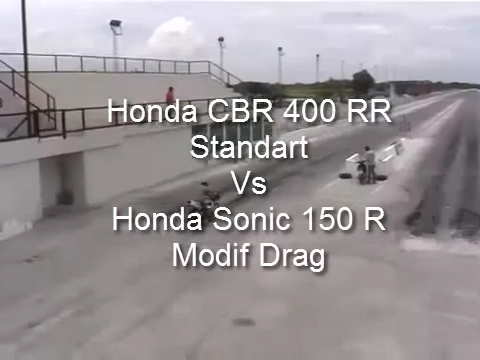 clip test honda cb400rr vs sonic 150 drag và kết quả khó tin - 1