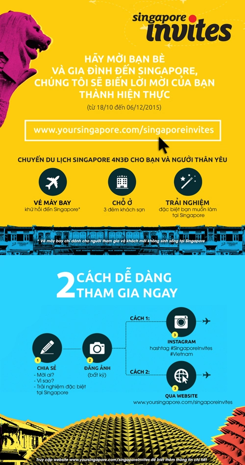 Cơ hội du lịch singapore miễn phí - 1