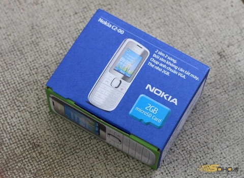 đập hộp nokia c2 hai sim - 1