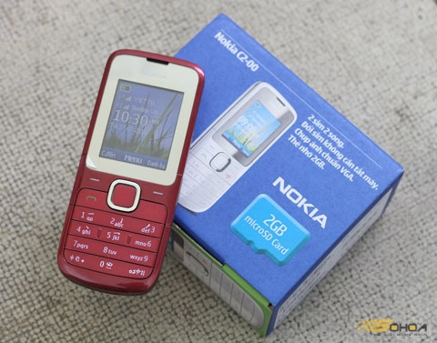 đập hộp nokia c2 hai sim - 2