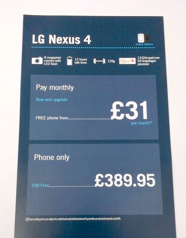 Điện thoại lg nexus 4 có giá hơn 600 usd - 2