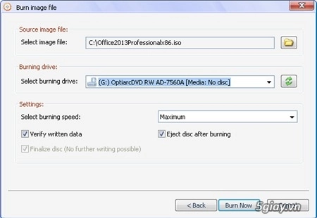 Download any burn - phần mềm ghi đĩa miễn phí mà gọn nhẹ không đến 1mb - 2
