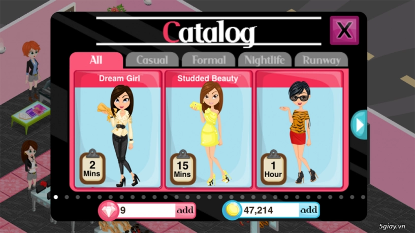 Download fashion story - game quản lý shop thời trang trên android - 3