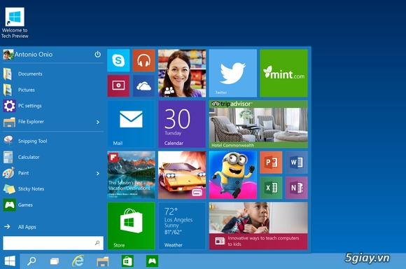 Download windows 10 technical preview 32bit64bit và hướng dẫn cài đặt - 1