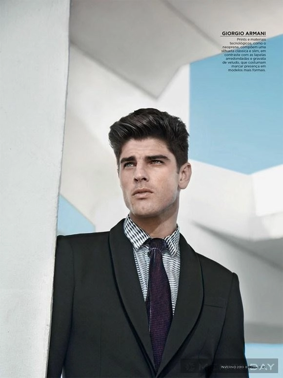 Evandro soldati cổ điển và sang trọng trên gq brazil - 2