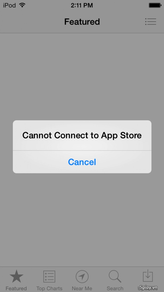 Fix lỗi cannot connect to appitunes store trên ios 7 - 1