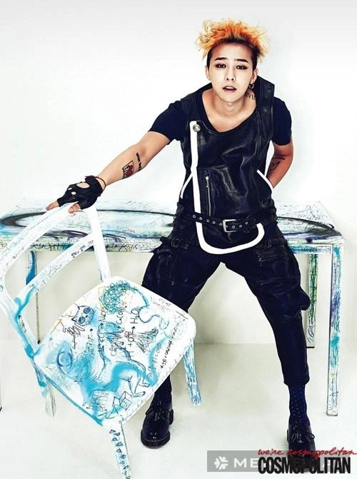 G-dragon cực quái trên cosmopilitan tháng 7 - 2