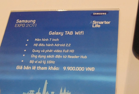 Galaxy tab wi-fi giá 99 triệu ở vn - 2