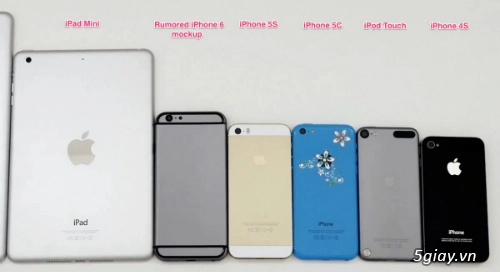 Gia đình ios hội tụ iphone 4 5 iphone 6 ipod touch và ipad air mini 2 - 1