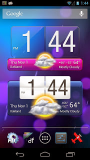 Hd widgets giao diện đồng hồ thời tiết kiểu htc - 2
