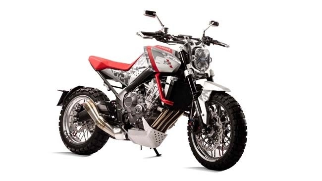 Honda cb six50 concept phiên bản scrambler đầy cơ bắp - 1