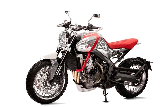 Honda cb six50 concept phiên bản scrambler đầy cơ bắp - 2