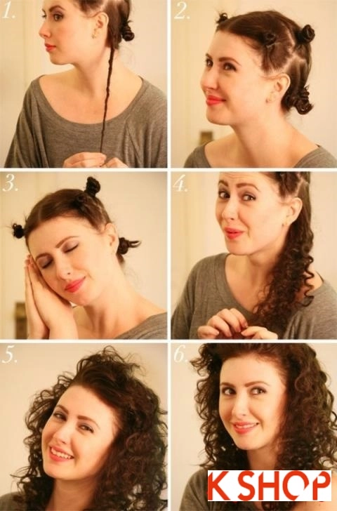Hướng dẫn 4 cách làm mái tóc xoăn tự nhiên đẹp dễ làm cho bạn gái - 3