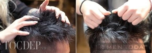 Hướng dẫn cắt và vuốt tóc 2 block như ter nattapong chartpong - 7