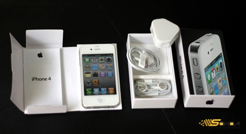 Iphone 4 trắng ở vn là hàng thay vỏ - 1