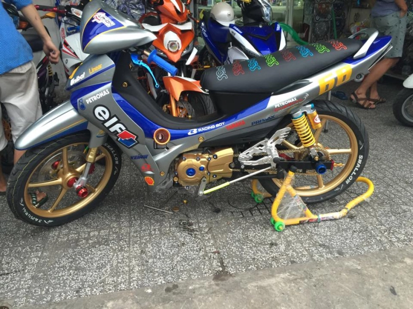 Jupiter độ kiểng phong cách xe đua rất chuyên nghiệp - 1