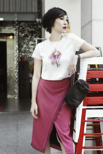 Kathy uyên dạo phố với street style kin concept - 1