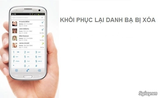 Khôi phục lại danh bạ đã xóa trên android đơn giản - 1