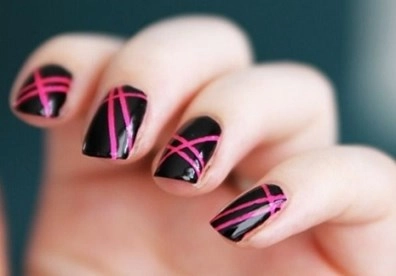 Kiểu móng tay nail đơn giản đẹp 2016 cho người mới tập vẽ móng - 2