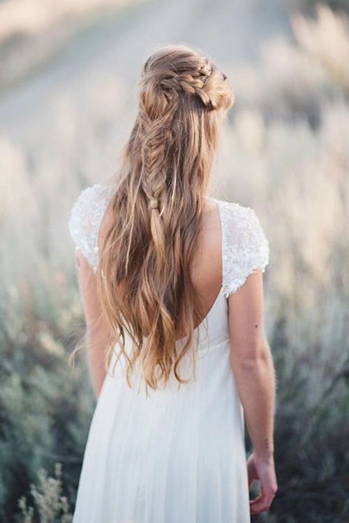 Kiểu tóc cưới tết buộc nửa đầu tuyệt đẹp hot nhất 2016 - 2