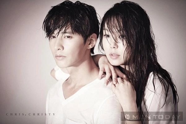 Kim min hee tình tứ cùng won bin trong bst thời trang chris christy - 1