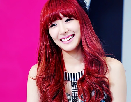 Màu tóc nhuộm nâu đỏ cực đẹp sao kpop hàn quốc 2016 - 8