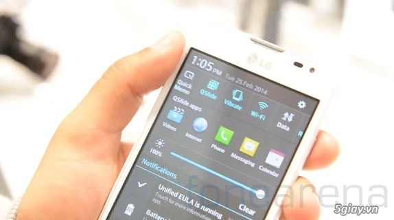 mwc 2014 lg trình làng thêm một smartphone chạy android 44 kitkat - 1