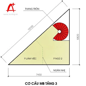 Nhà trên đất tam giác vuông - 3