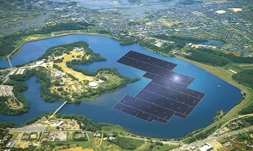 Nhật xây nhà máy quang điện nổi lớn nhất thế giới - 1